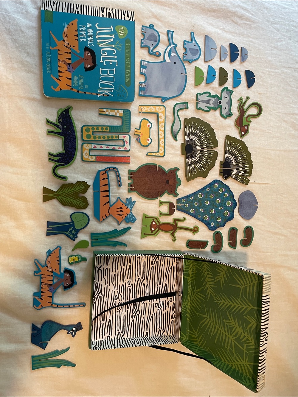 BabyLit The Jungle Book Animals Primer Book and Playset